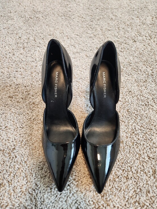 Marc Fisher Shoes - Marc Fisher Women's Christa Pump Black Patent Size 6